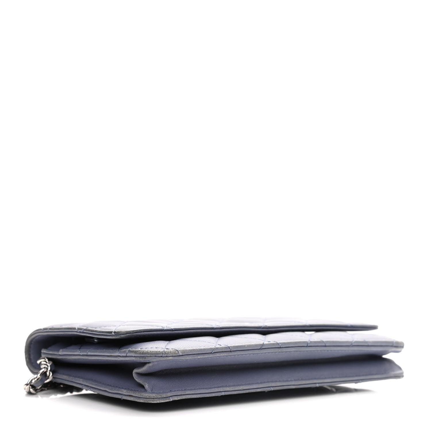 Chanel Lambskin Quilted Wallet On Chain WOC Lavender 4 of 15