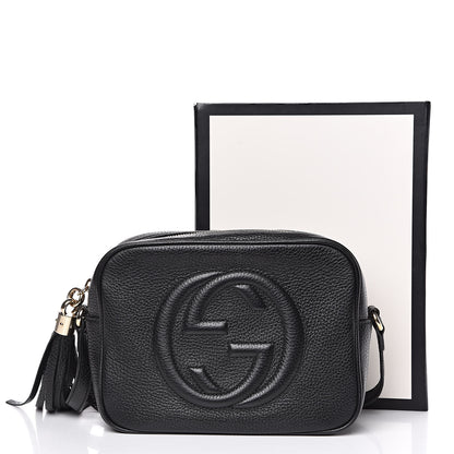 Gucci Pebbled Calfskin Small Soho Disco Bag Black 14 of 14