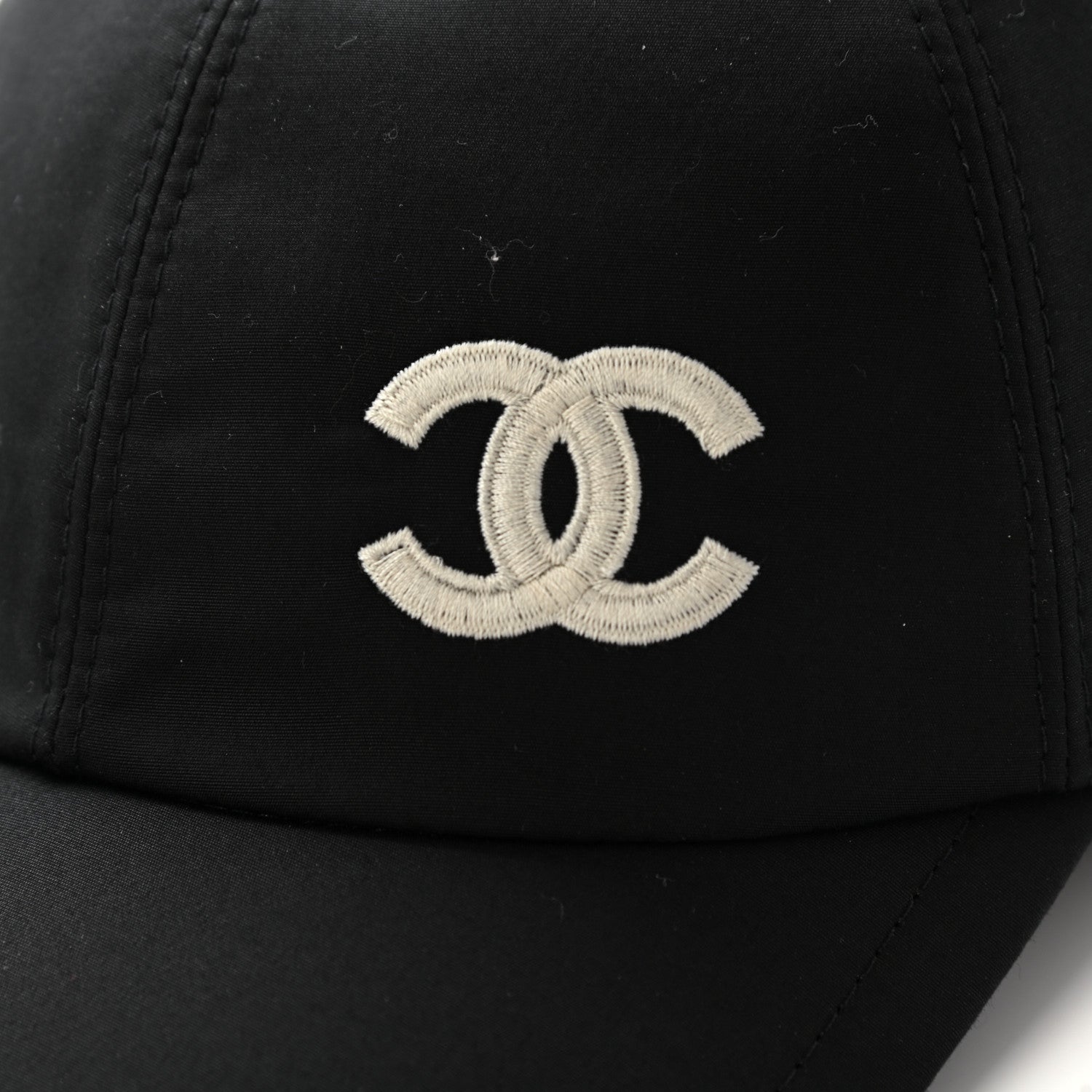 Chanel Cotton CC Cap Hat Black 11 of 11