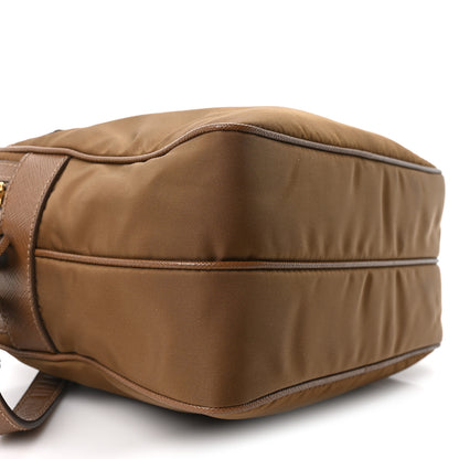 Prada Tessuto Nylon Saffiano Re-Edition 1978 Messenger Bag Sughero 9 of 10