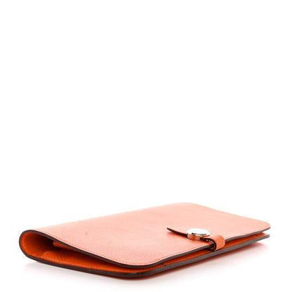 Hermes Togo Dogon Duo Wallet Orange 5 of 8