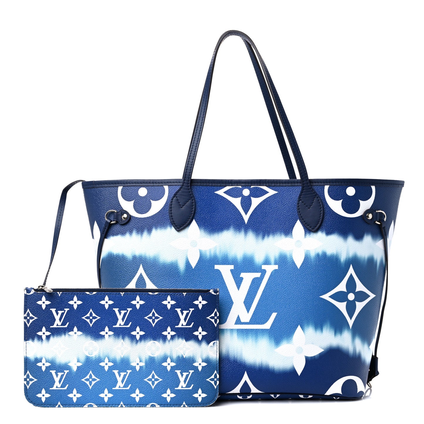Monogram Escale Neverfull MM Blue
