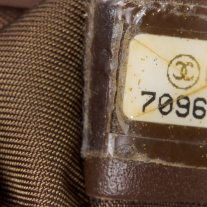 Chanel Nylon Mini Travel Tote Brown 9 of 18