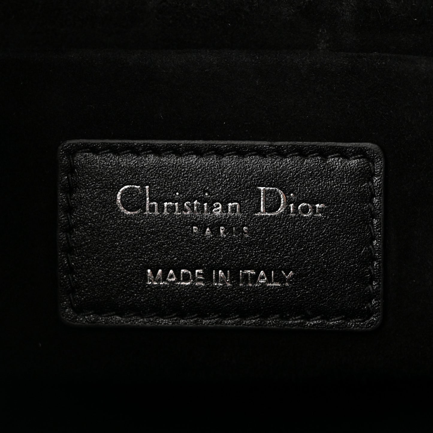 Calfskin Cannage Small The Lady 95.22 Black