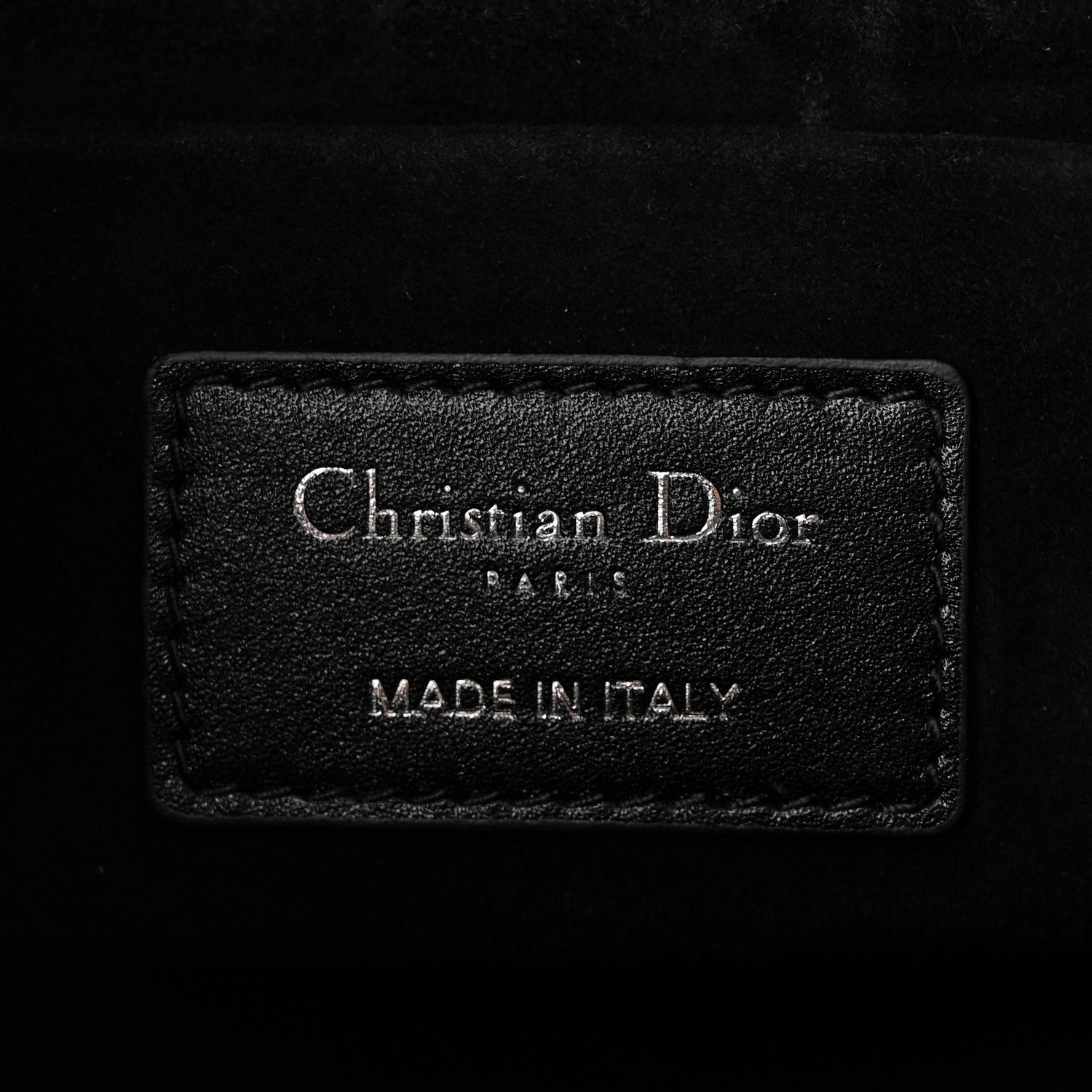 Christian Dior Calfskin Cannage Small The Lady 95.22 Black 6 of 10