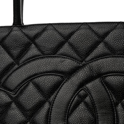 Chanel Caviar Quilted Medallion Tote Black 11 of 11