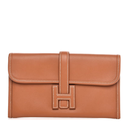 Hermes Swift Jige Duo Clutch Toffee 3 of 8