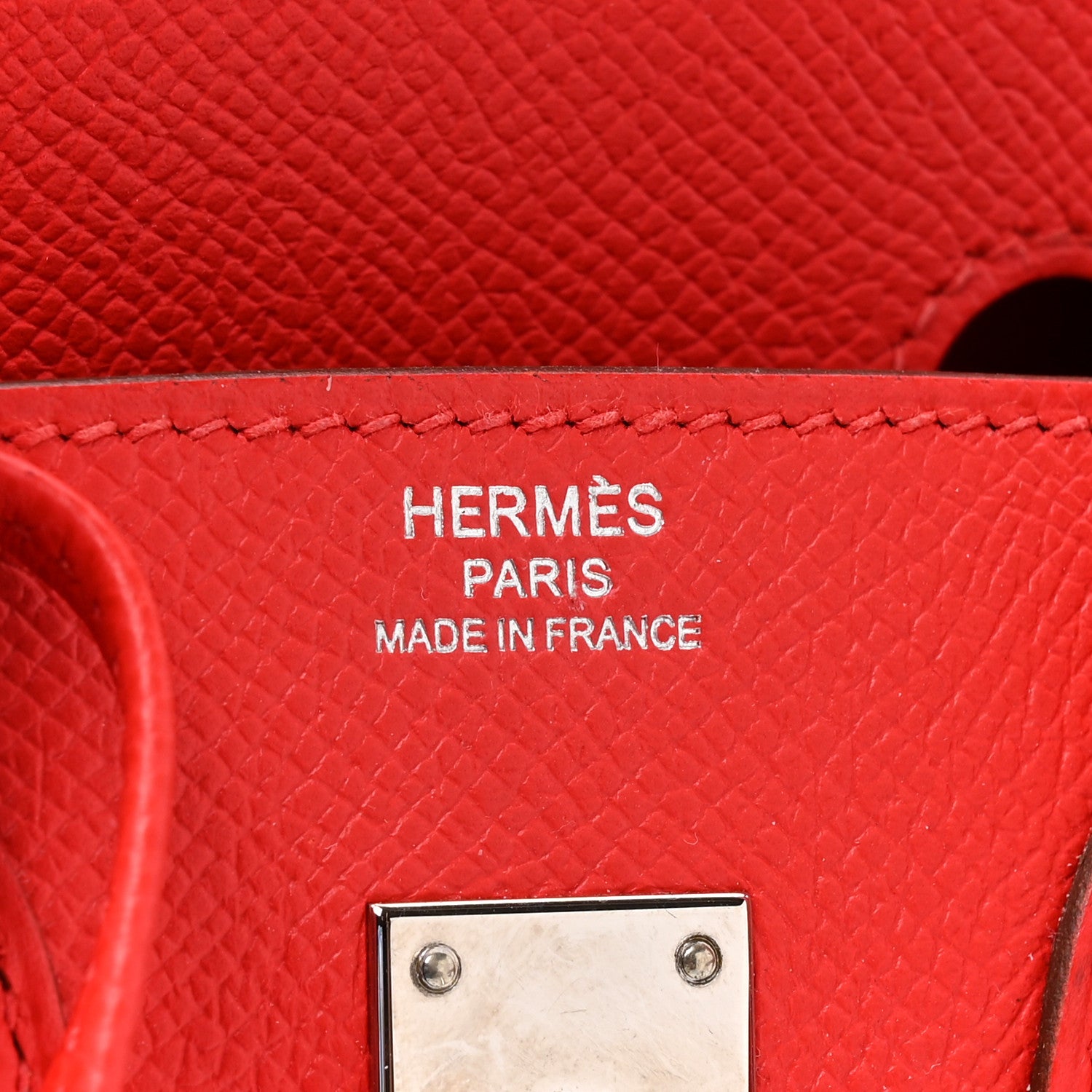 Hermes Epsom Birkin Sellier 25 Rouge De Coeur 6 of 16
