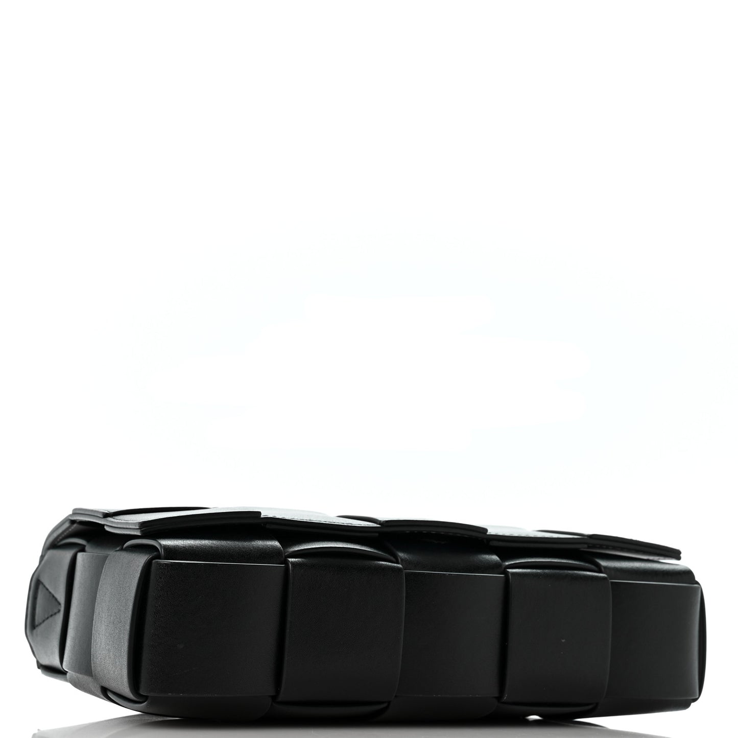 Nappa Maxi Intreccio Cassette Bag Black Parakeet