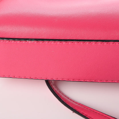 Fendi Shiny Nappa Micro Peekaboo Iconic Satchel Fuxia 11 of 12