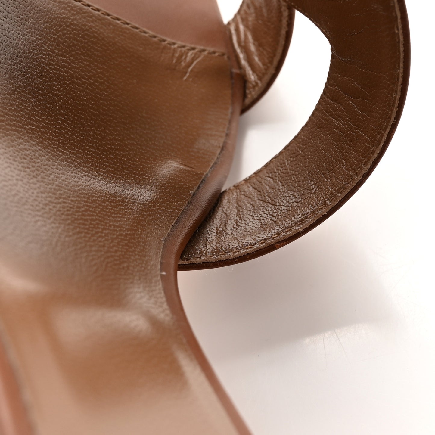 Calfskin Oasis Sandals 37.5 Gold