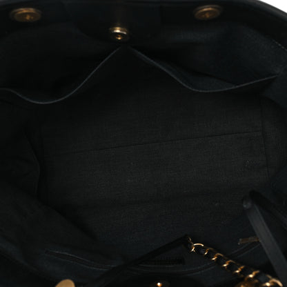 Chanel Calfskin Medium Deauville Tote Black 5 of 13
