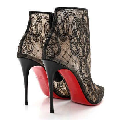 Christian Louboutin Lace Gipsybootie 100 Ankle Boots 36.5 Black 4 of 9