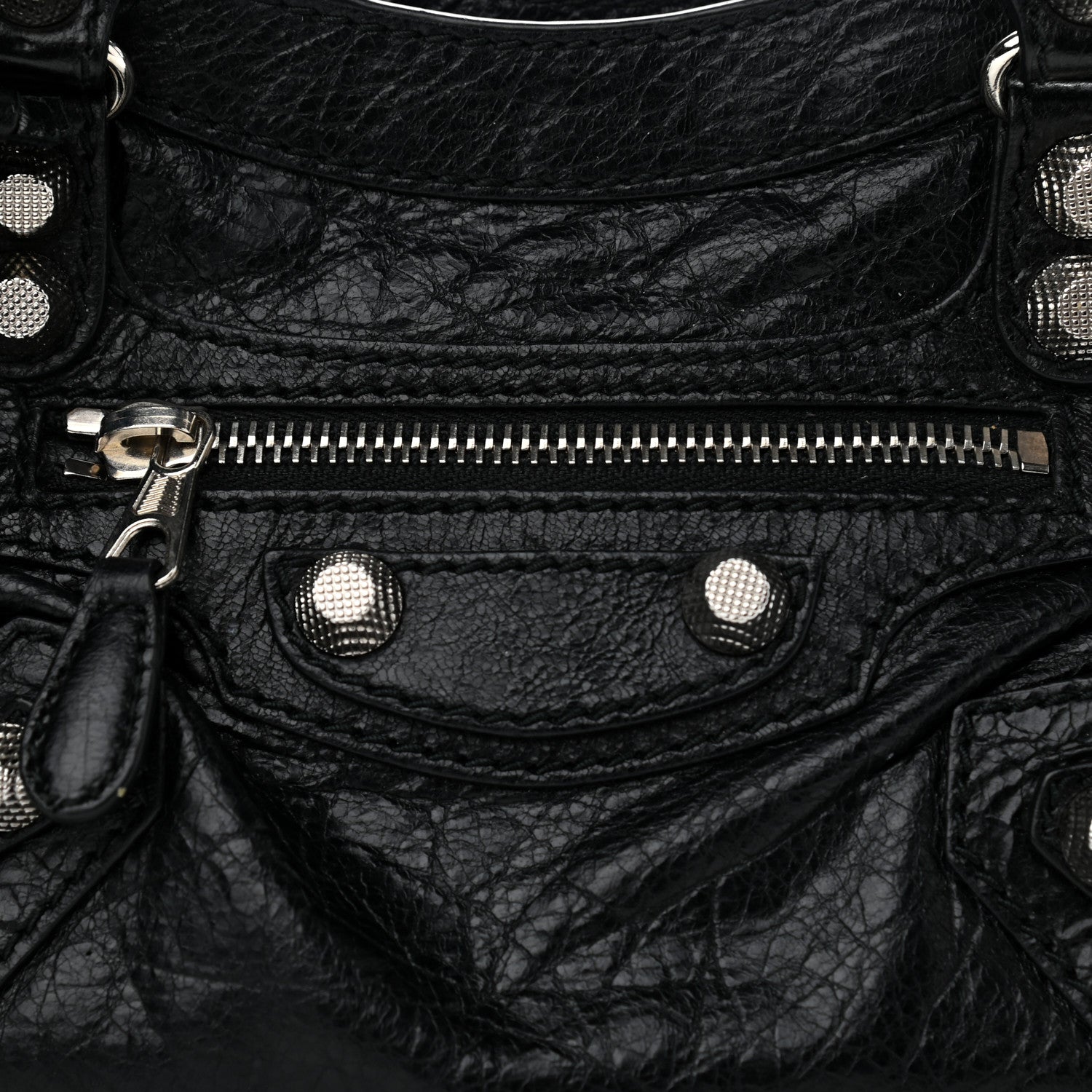 Balenciaga Agneau Giant 12 Silver Hardware Mini City Black 8 of 11