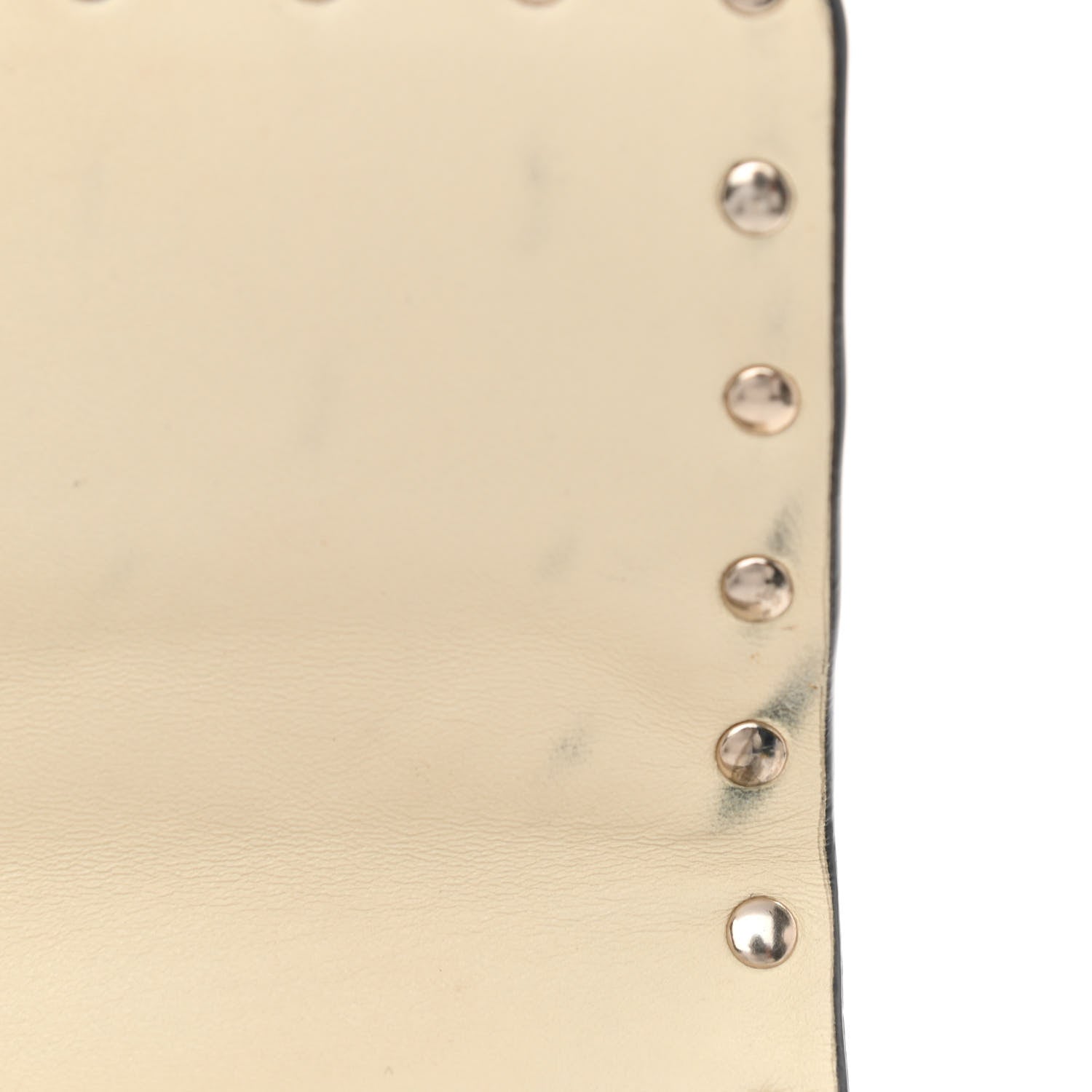 Valentino Garavani Nappa Medium Rockstud Spike Shoulder Bag Light Ivory 11 of 12
