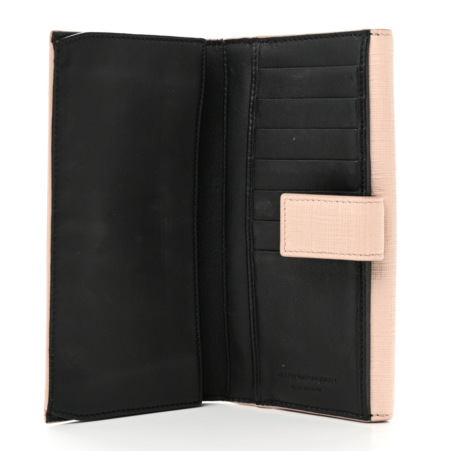 Calfskin Skull Continental Wallet Light Pink
