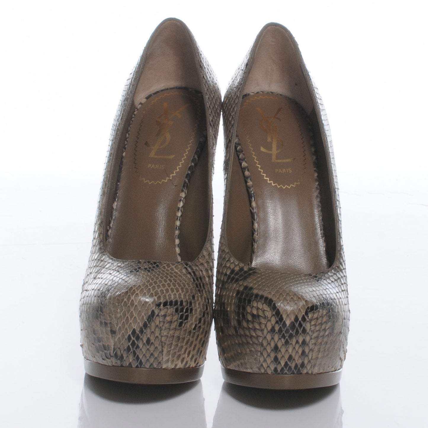 Tribtoo Python 105 Pumps 36 Taupe