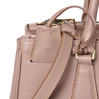 Prada Saffiano Small Galleria Double Zip Tote Cammeo 13 of 21