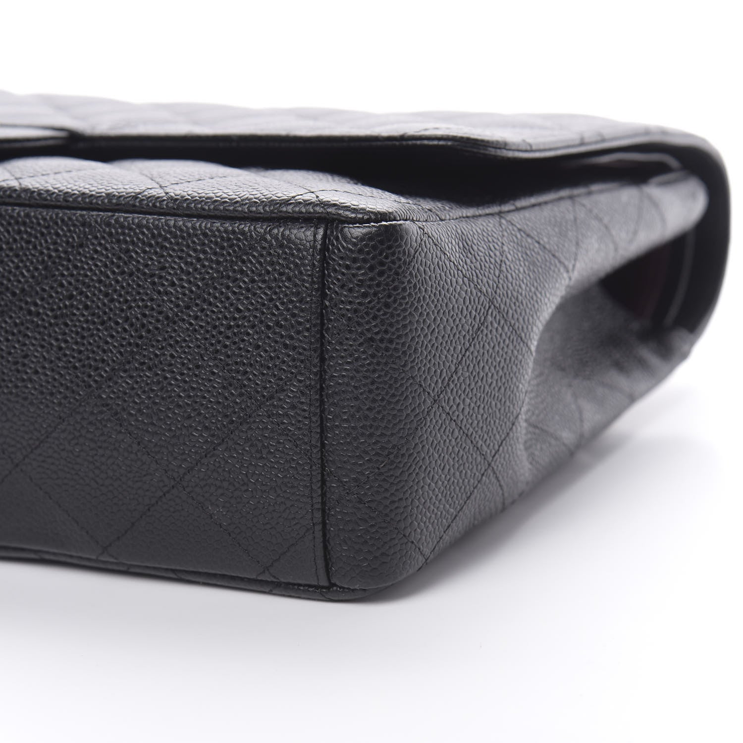 Chanel Caviar Quilted Maxi Double Flap Black 10 of 13