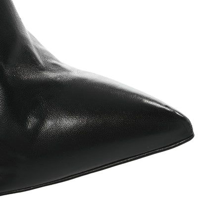 Christian Louboutin Nappa Electroboot 100 Ankle Boots 41 Black Silver 13 of 14