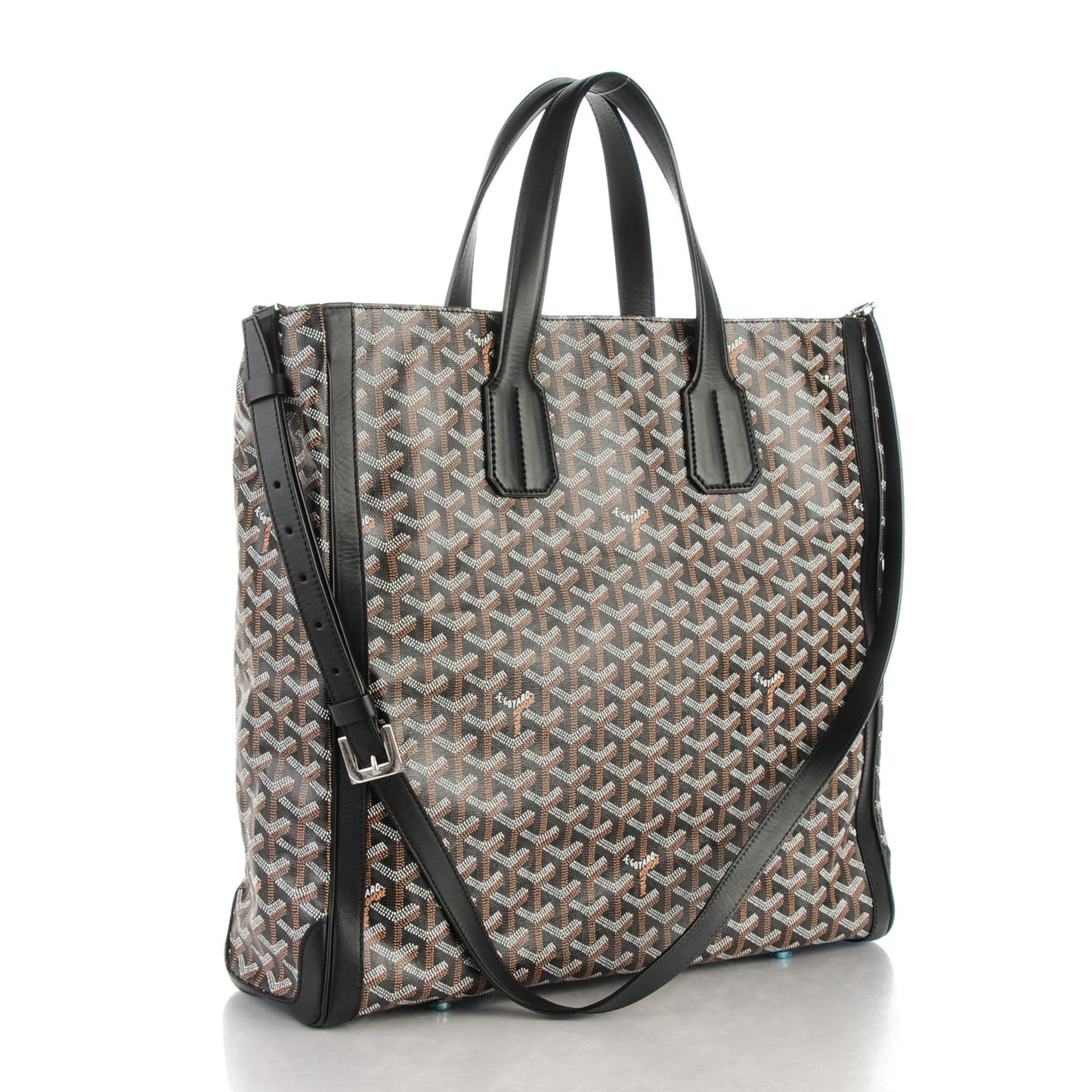 Goyardine Voltaire Tote Black
