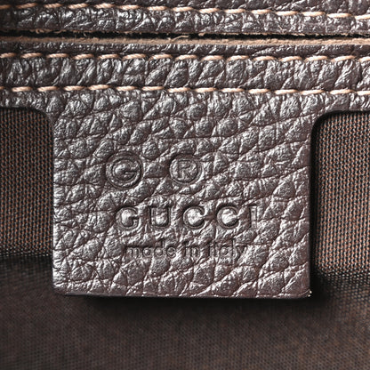 Gucci Crystal Monogram Abbey Messenger Bag Beige Dark Brown 6 of 10