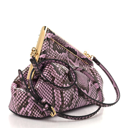 Fendi Snakeskin Small Fendi First Violetta 3 of 11