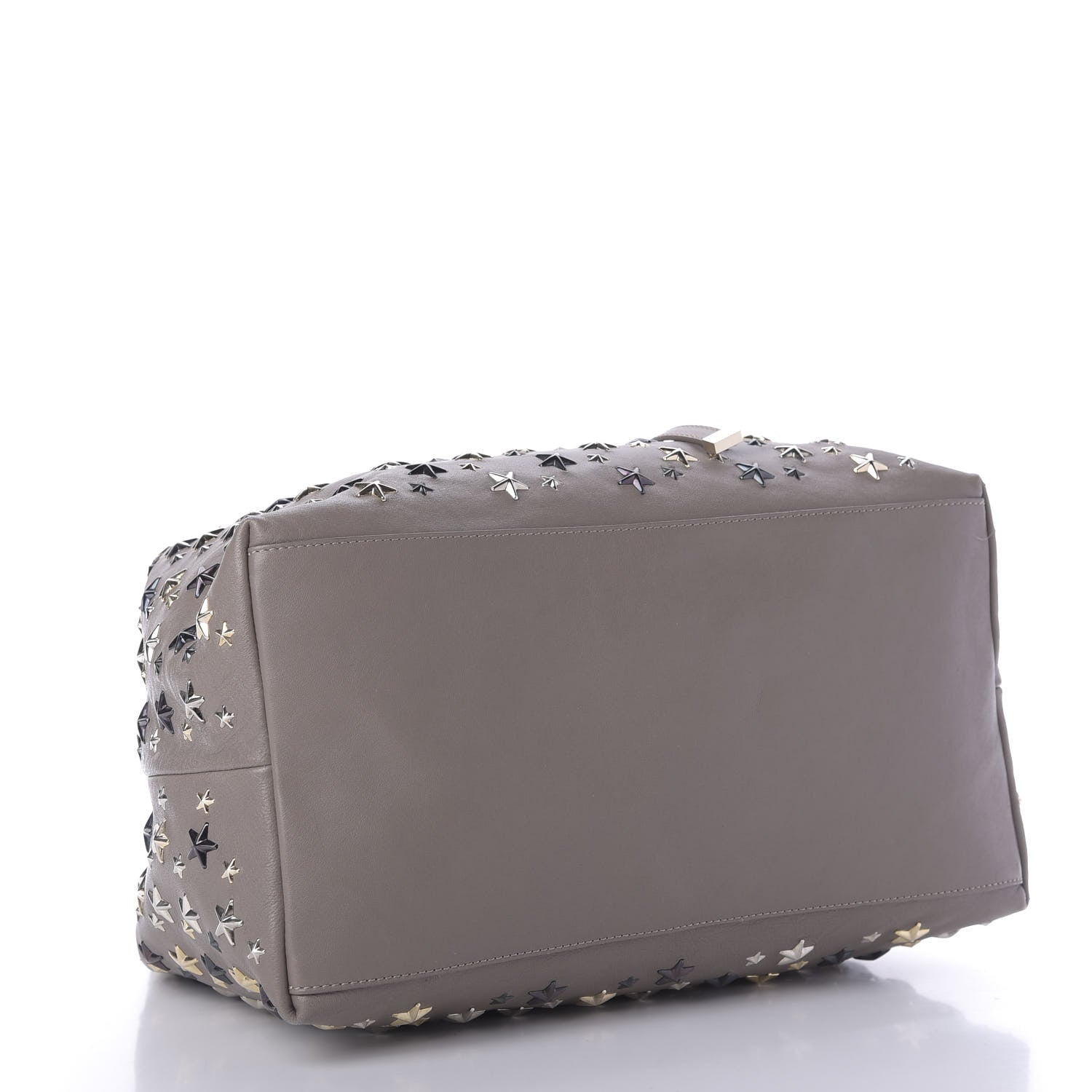 Jimmy Choo Calfskin Small Sofia Star Studded Tote Grey 4 of 9