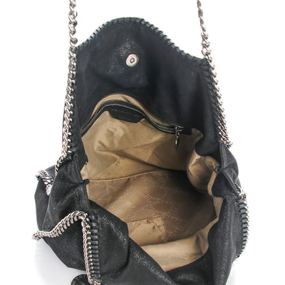 Stella McCartney Shaggy Deer Big Falabella Tote Black 6 of 9