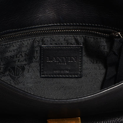 Lanvin Leather Medium Happy Shoulder Bag Black 6 of 8