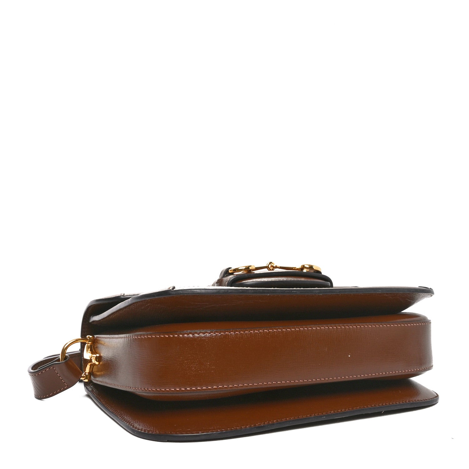 Gucci GG Supreme Monogram Horsebit 1955 Shoulder Bag Beige Brown Sugar 4 of 10
