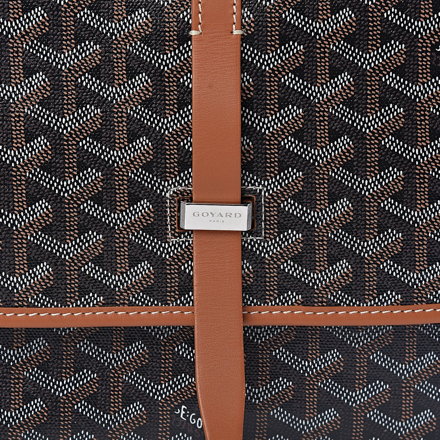 Goyardine Belvedere II MM Messenger Bag Black Gold