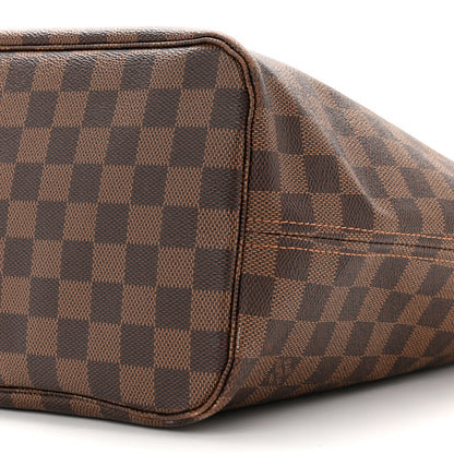 Louis Vuitton Damier Ebene Neo Neverfull MM Rose Ballerine 10 of 11