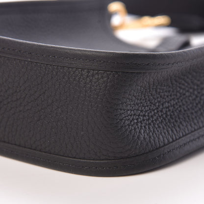 Hermes Taurillon Clemence Evelyne TPM Black 10 of 11