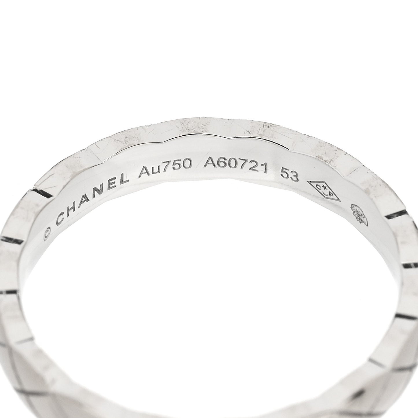 18K White Gold Mini Coco Crush Ring 53 6.5