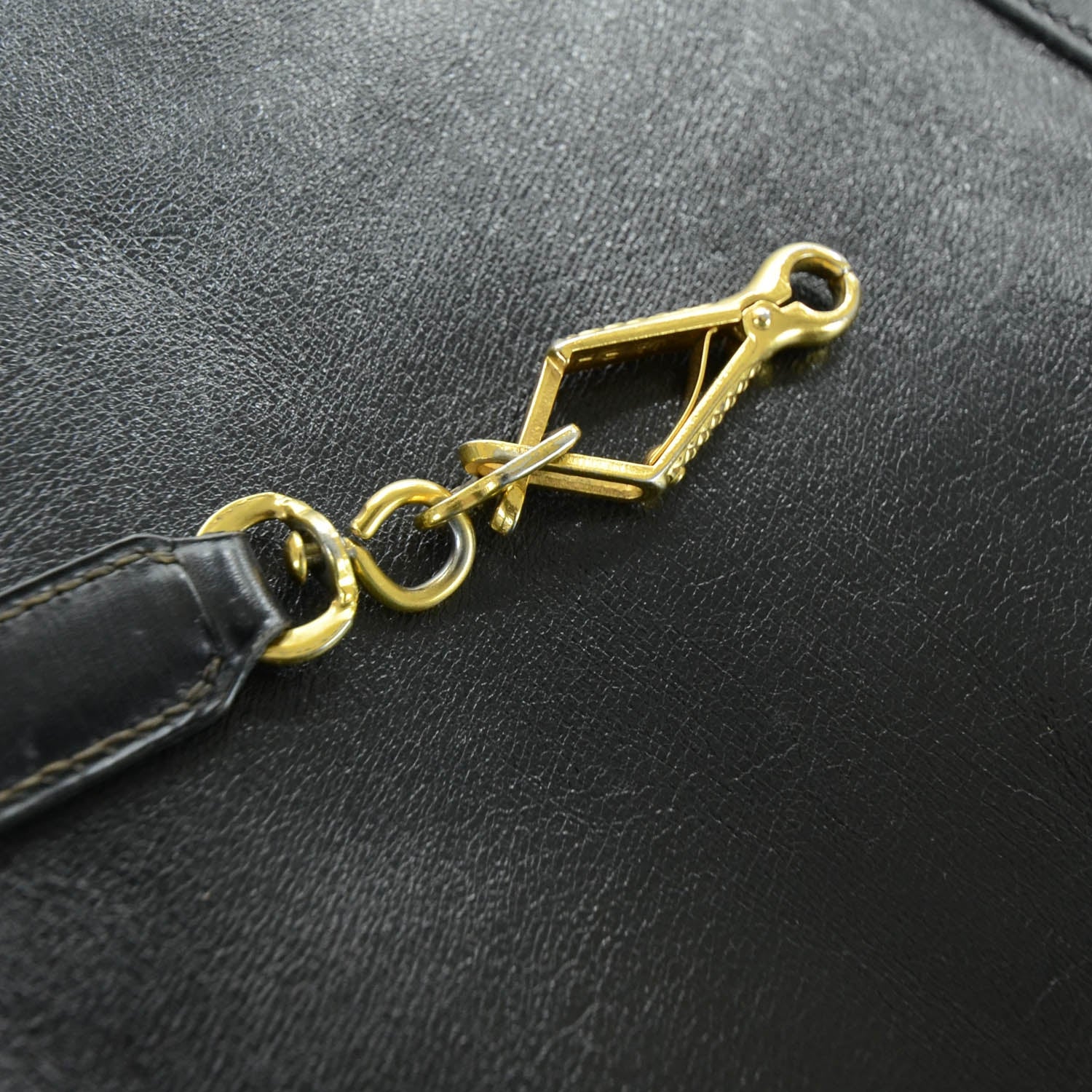Hermes Box Leather Trim II 38 Black 8 of 9