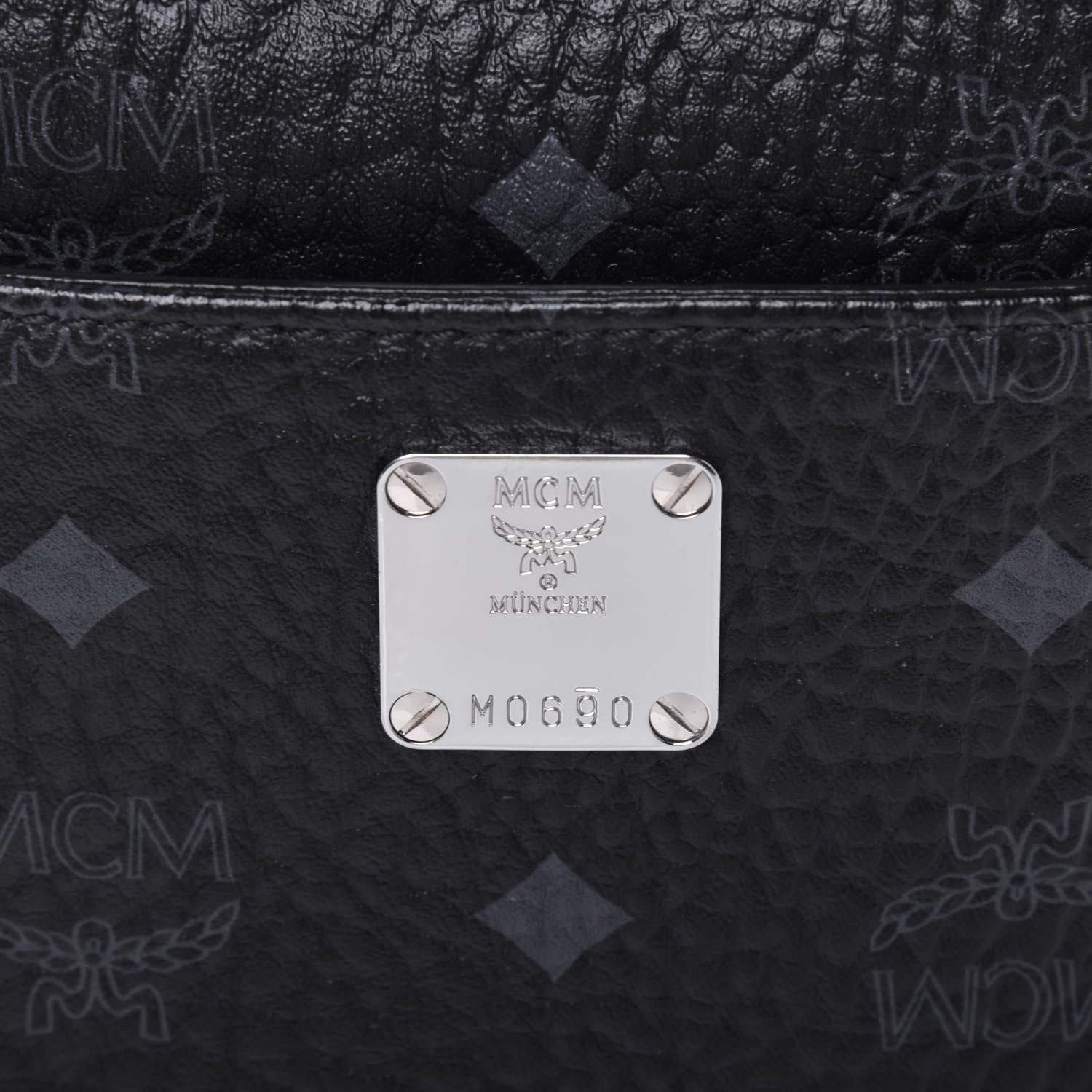 MCM Visetos Camera Crossbody Bag Black 14 of 16