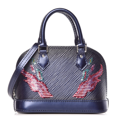 Louis Vuitton Epi Sequins Flame Alma Nano Blue Nuit 1 of 9