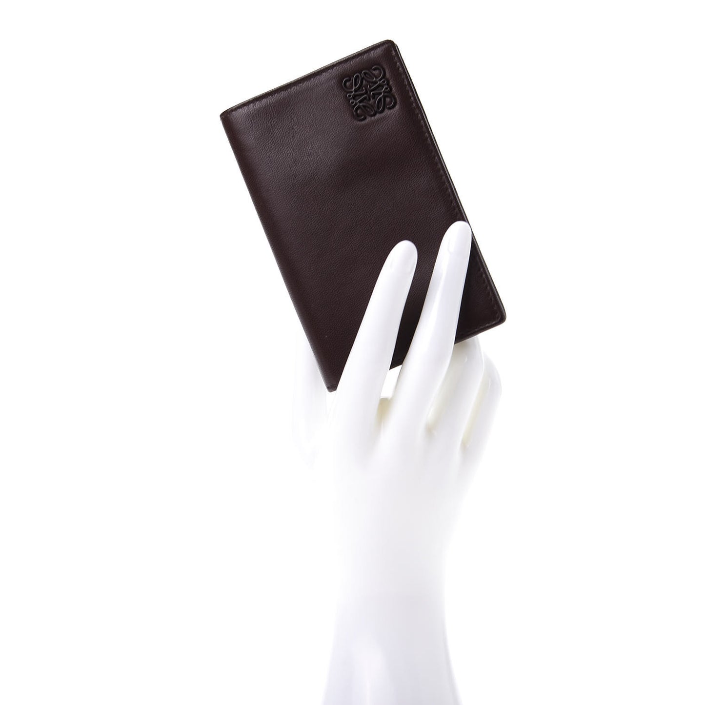 Calfskin Bi-Fold Wallet Brown
