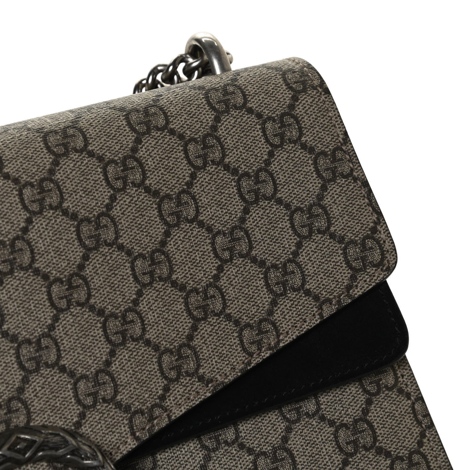 Gucci GG Supreme Monogram Medium Dionysus Shoulder Bag Black 13 of 13
