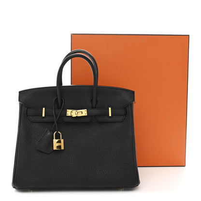 Hermes Togo Birkin 25 Black 11 of 11