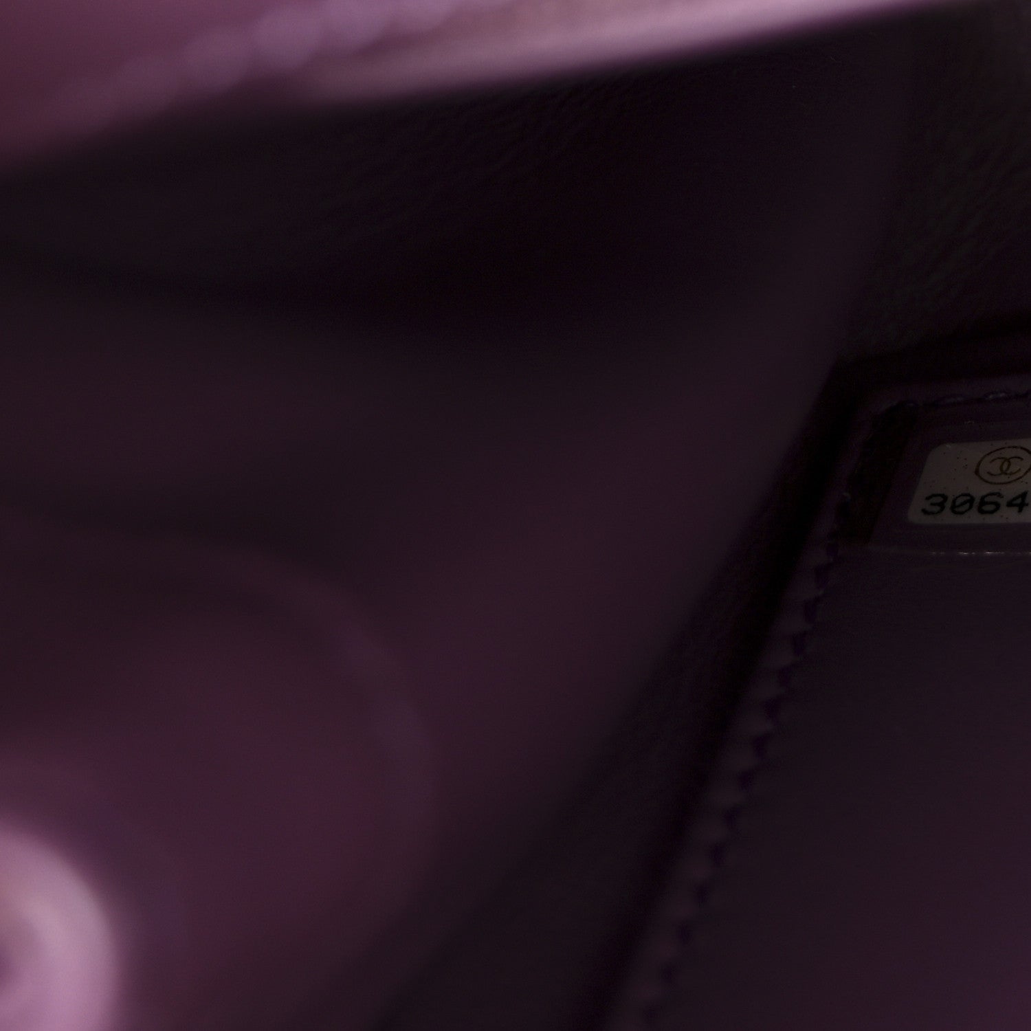 Chanel Lambskin Quilted Small CC Filigree Flap Purple 7 of 10