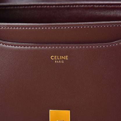 Celine Burgundy Satinated Calfskin Besace 16 Burgundy 6 of 11