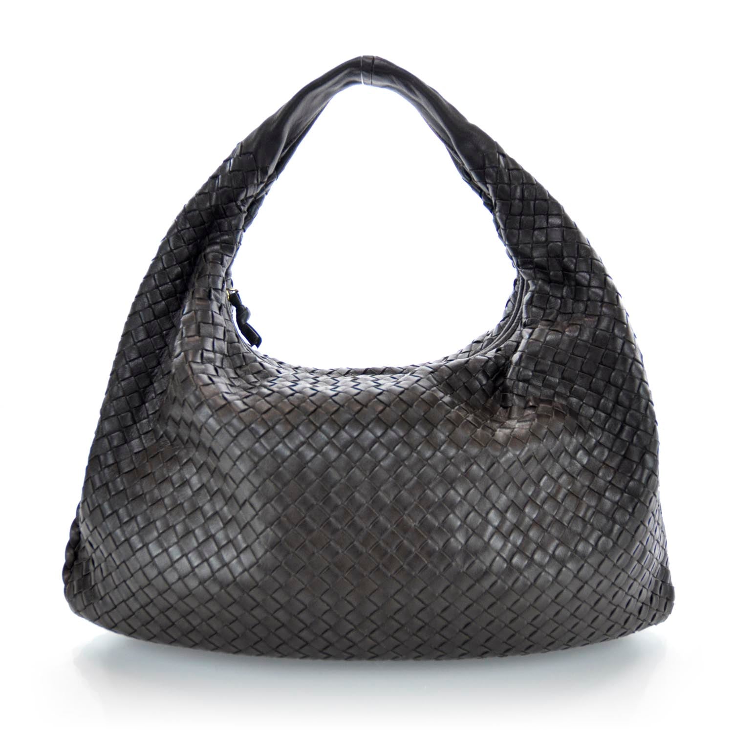 Bottega Veneta Nappa Intrecciato Large Veneta Hobo Ebano 1 of 8
