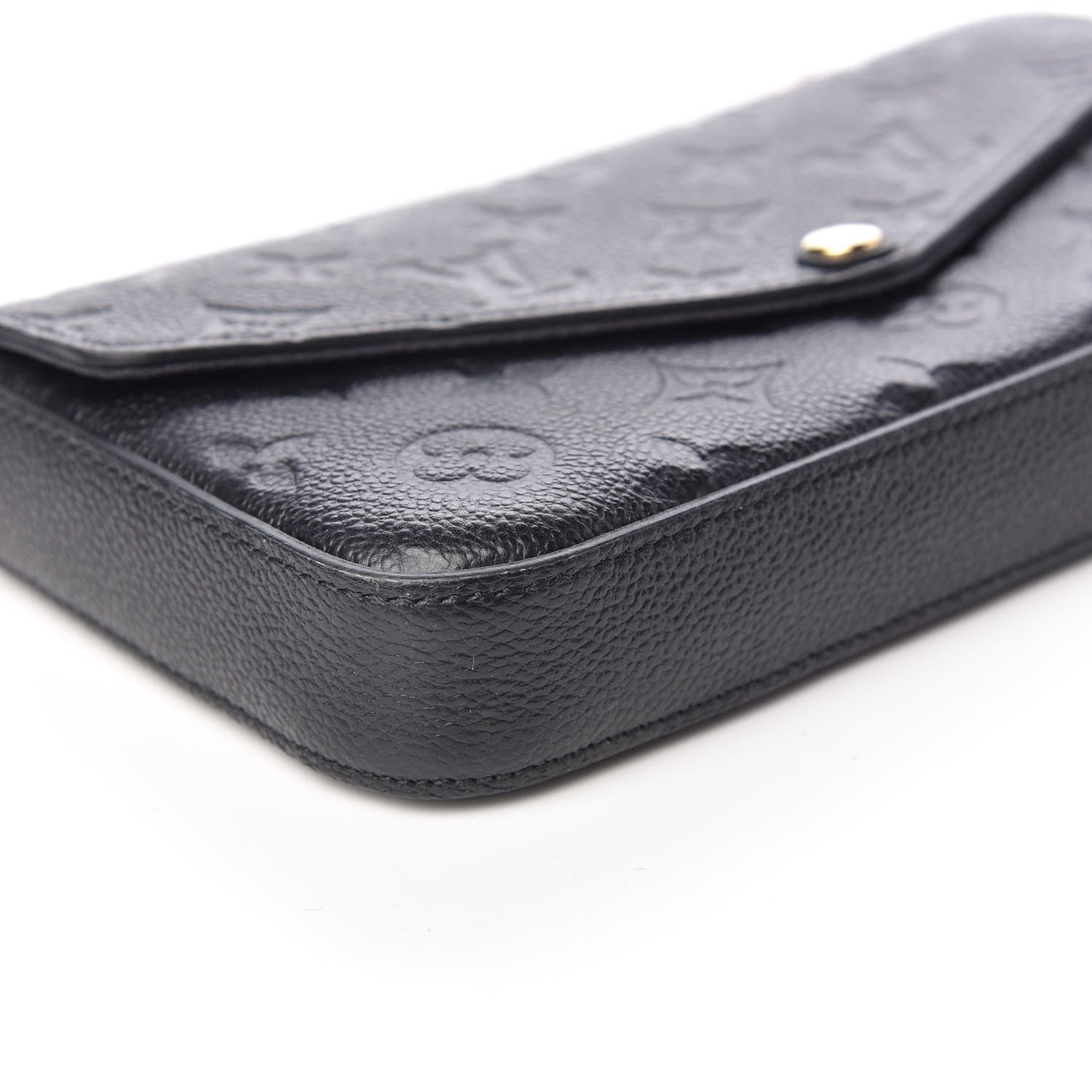 Louis Vuitton Empreinte Pochette Felicie Chain Wallet Black 8 of 9