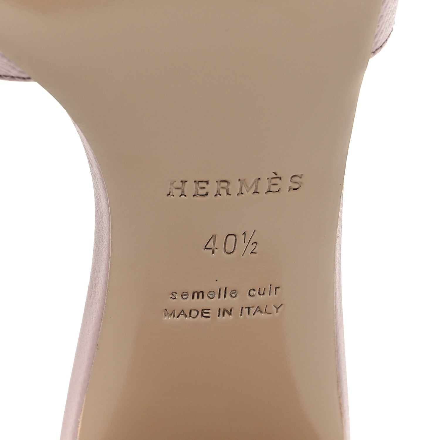 Hermes Epsom Oasis Sandals 40.5 Rose Porcelaine 7 of 9