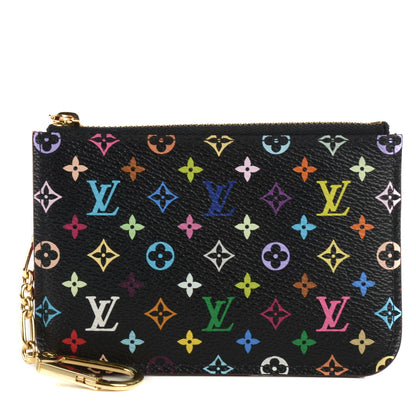 Louis Vuitton Monogram Multicolor Key Pouch Black Grenade 1 of 7