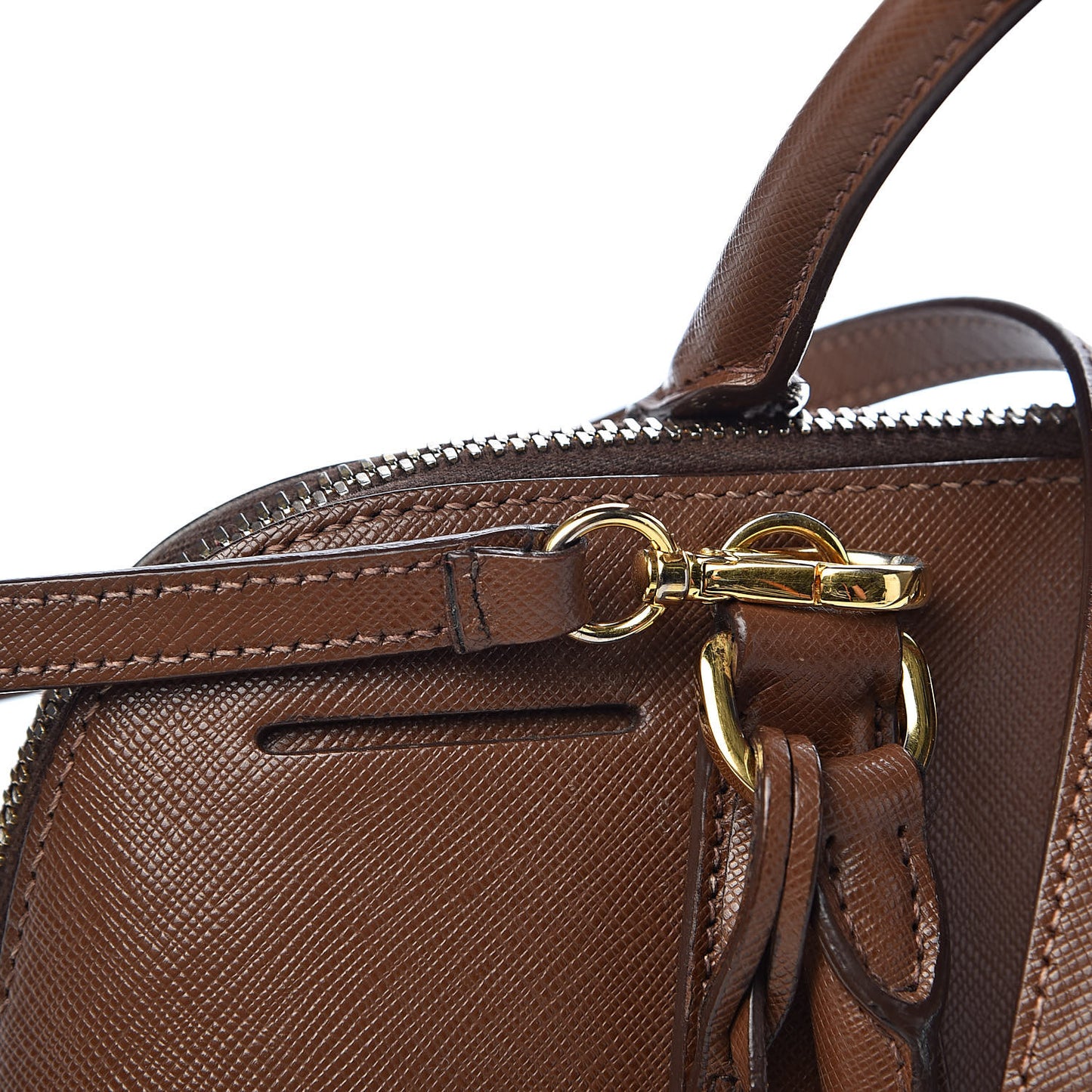 Saffiano Lux Medium Promenade Tote Palissandro