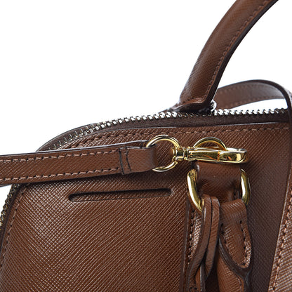 Prada Saffiano Lux Medium Promenade Tote Palissandro 8 of 13