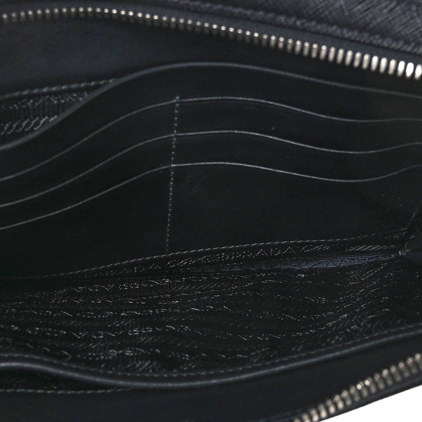Saffiano Travel Pouch Black